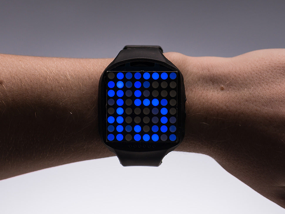 TIMESQUARE DIY Watch Kit - Blue Display Matrix — Robot Italy