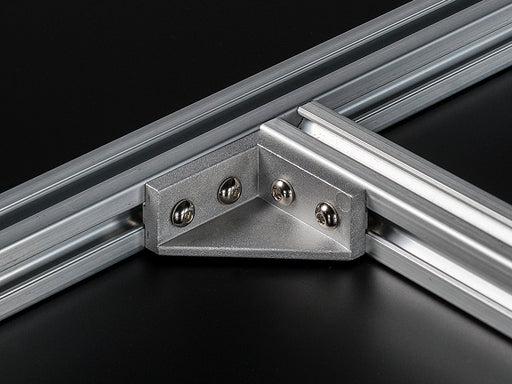 Aluminum Extrusion Double Corner Brace Support