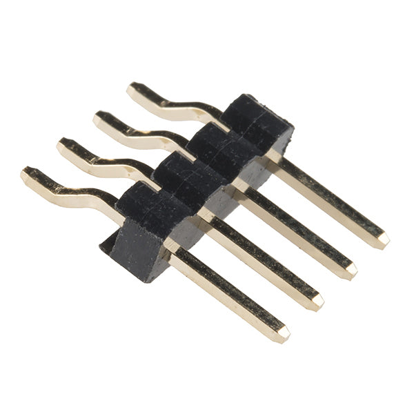 Header - 4-pin Male (SMD, 0.1\", Right Angle)