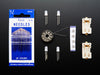 Kit contents for Adafruit Beginner LED Sewing Kit