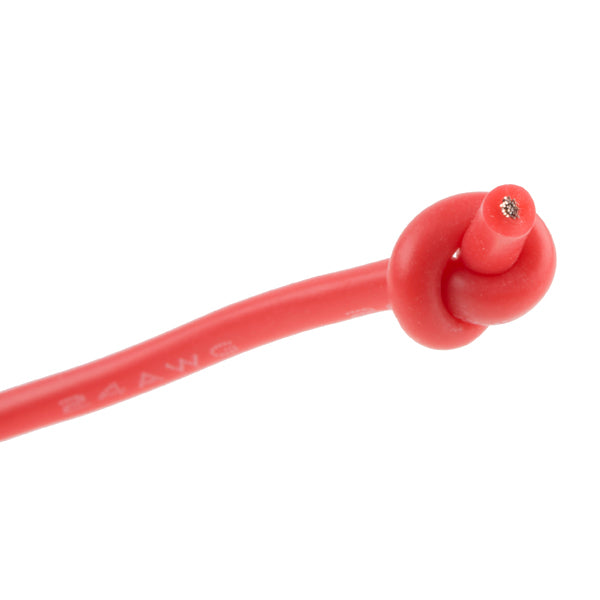 Hook-Up Wire - Silicone 24AWG (Red, 5M)