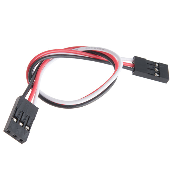 Jumper Wire - 0.1\", 3-pin, 6\" (Black, Red, White)