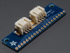 Angled shot of a 20 Pin Adafruit FPC Stick Pitch Adapter - 0.5mm