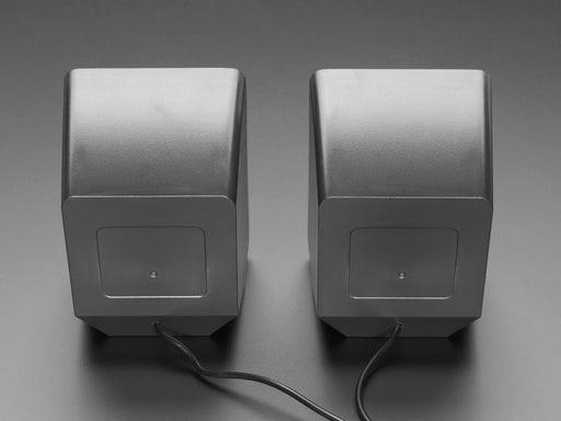 Two square-ish USB Powered Speakers