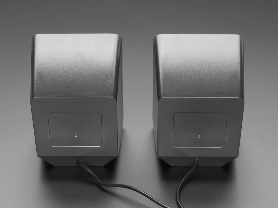 Two square-ish USB Powered Speakers