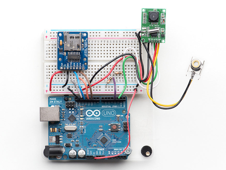 TTL camera module breakout with small lens