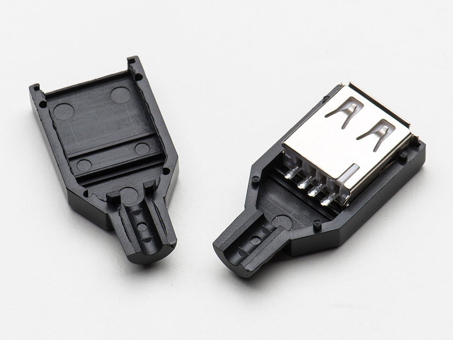 USB DIY Connector Shell - Type A Socket — Robot Italy