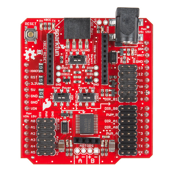 SparkFun Wireless Motor Driver Shield 