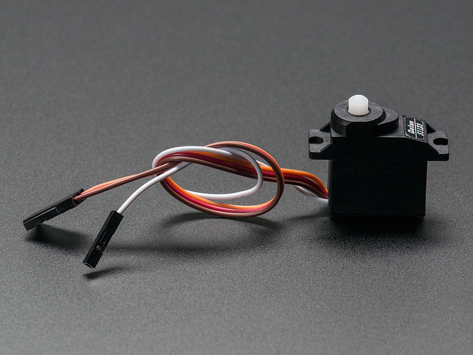 Plastic Gear Analog Feedback Micro Servo with three pin cable and one pin cable