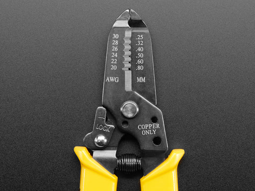 Closed Multi-size wire stripper  and wire cutter