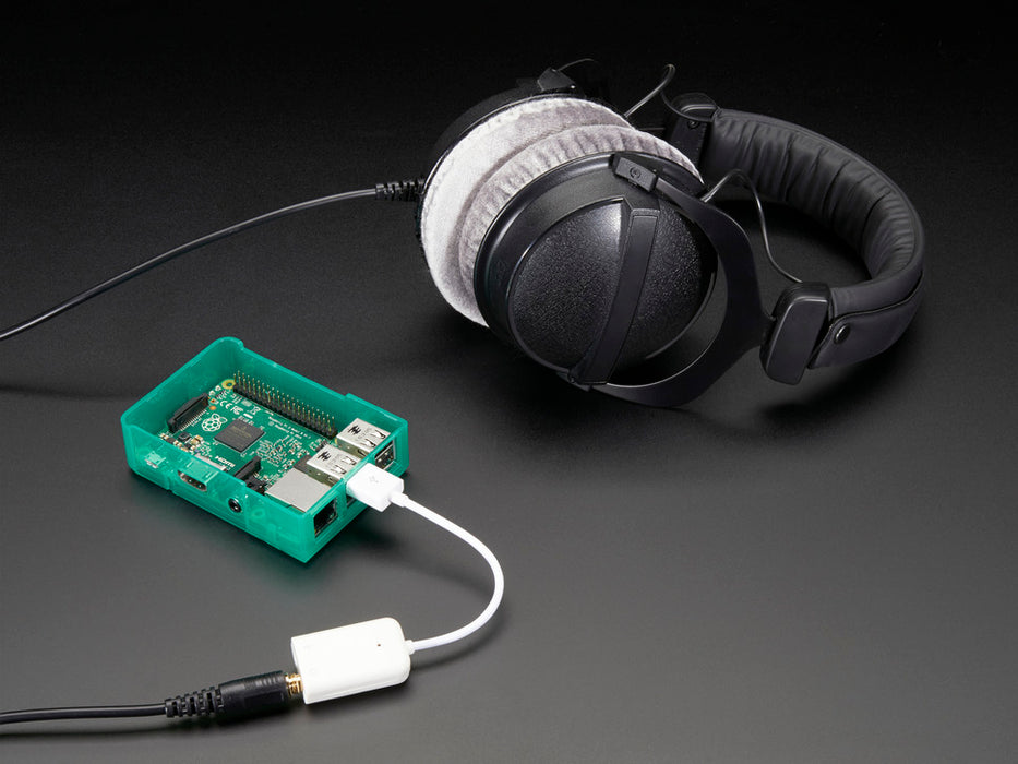 USB Audio Adapter - Works with Raspberry Pi