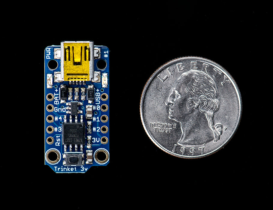 Adafruit Trinket - Mini Microcontroller - 3V Logic - — Robot Italy