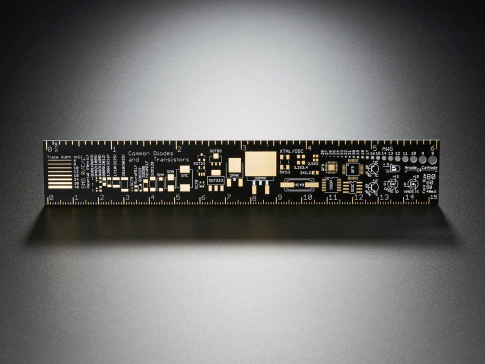 Adafruit PCB Ruler v2 - 6