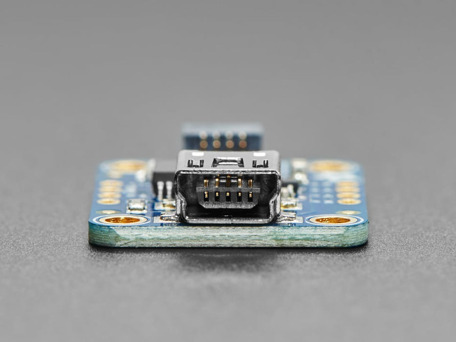 Angled view of a Resistive Touch Screen to USB Mouse Controller.