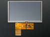 Bare rectangular TFT display with flex connector