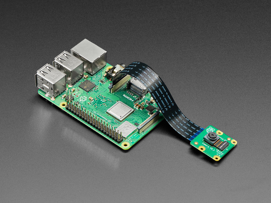 Angled shot of Flex Cable for Raspberry Pi Camera or Display - 100mm / 4"