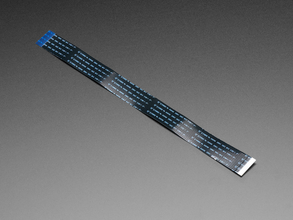 Angled shot of Flex Cable for Raspberry Pi Camera or Display - 300mm / 12".