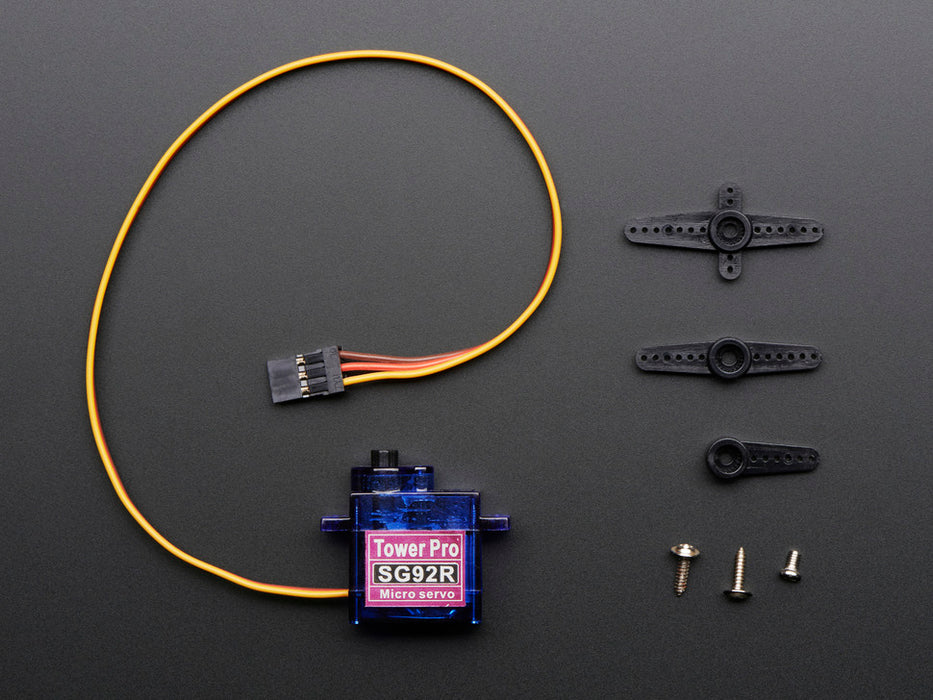 Micro servo with three pin cable