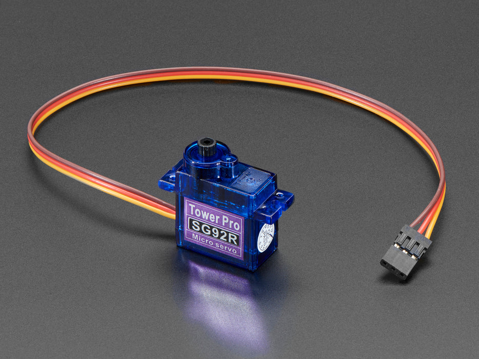 Micro servo with three pin cable