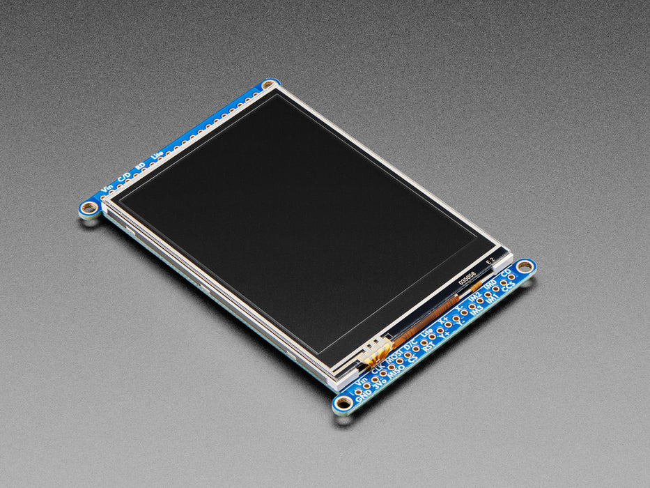 TFT breakout wired to arduino, hand drawingo of a heart using touchscreen