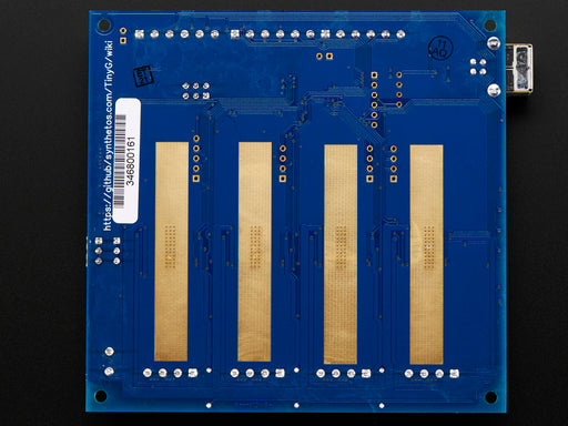 Angled shot of a TinyG CNC Controller Board v8. 