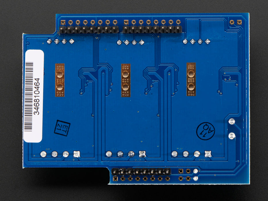 Angled shot of a Synthetos gShield (grblShield) V5. 