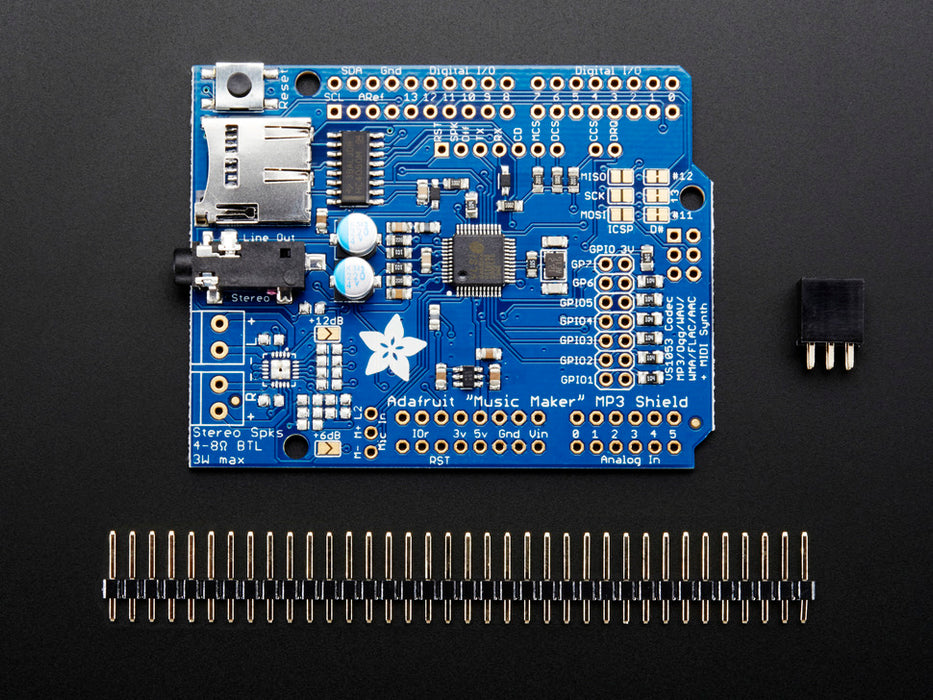 Adafruit "Music Maker" MP3 Shield for Arduino