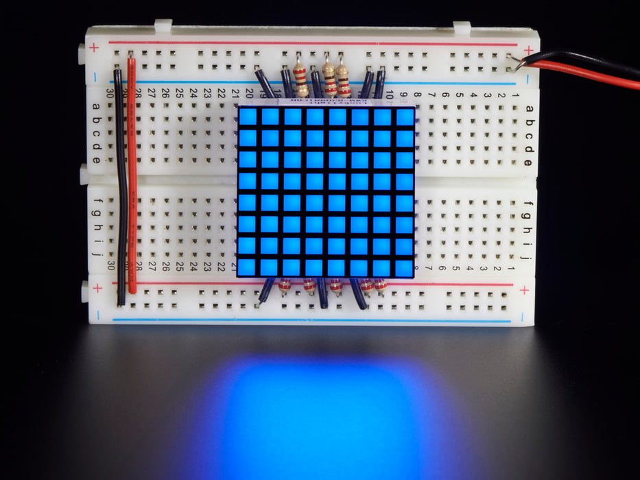 1.2" 8x8 Matrix Square Pixel - Blue