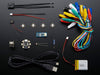 A collection of electronic parts included in a starters pack. 