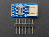 Switched JST-PH 2-Pin SMT Right Angle Breakout Board.