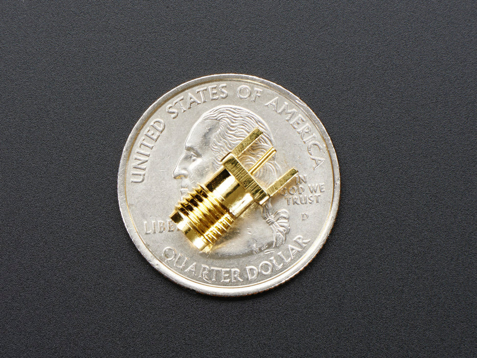 Edge-Launch SMA Connector for 0.8mm Slim PCBs