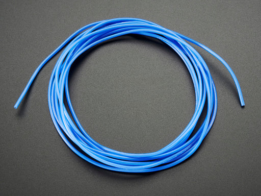 Top shot of Blue Silicone Cover Stranded wire 