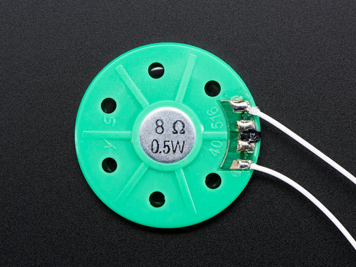 Thin Plastic Speaker with Wires