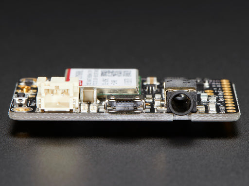 Angled shot of a Adafruit FONA - Mini Cellular GSM Breakout uFL Version.