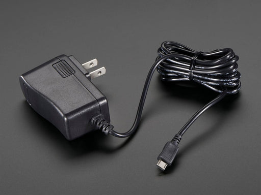 5V 2.5A Switching Power Supply with 20AWG MicroUSB Cable