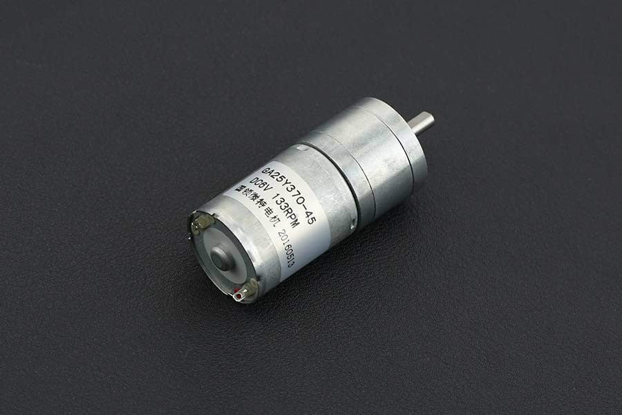 Metal DC Geared Motor - 6V 133RPM 4.5kg.cm