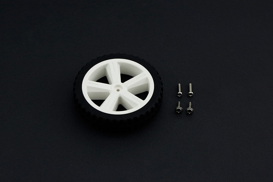 D80mm Silicone Wheel For TT Motor (Single)