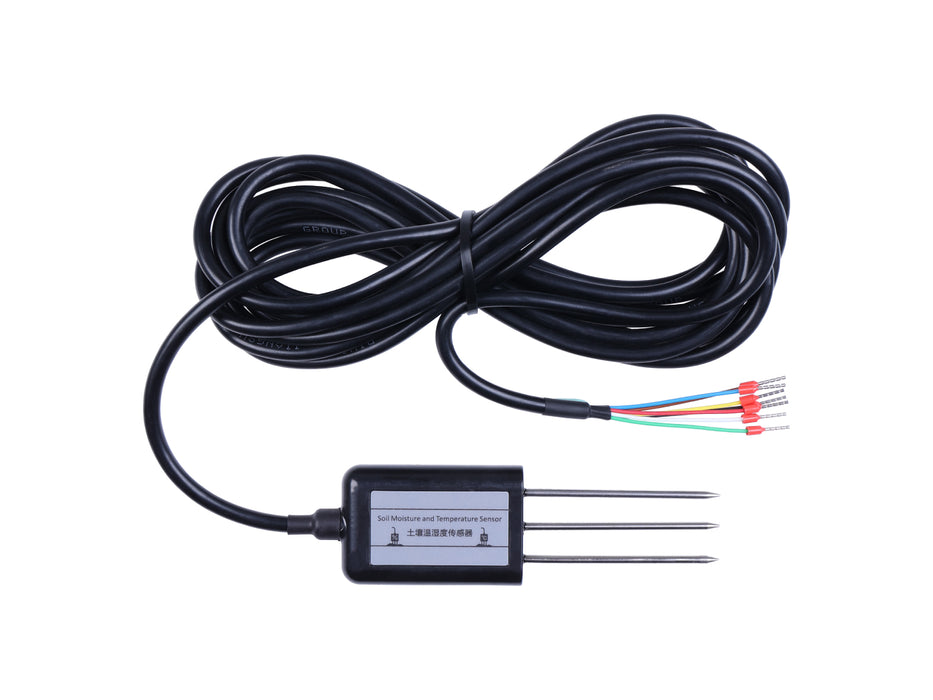 Industrial Soil Moisture & Temperature Sensor MODBUS-RTU RS485, 0-2V Analog Voltage (S-Soil MT-02A)