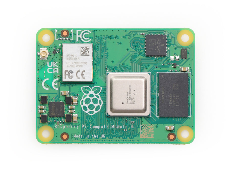 Raspberry Pi Compute Module CM4104000 - 4GB RAM, 2.4/5.0GHz Wi-Fi & Bluetooth 5.0 (CM4104000)