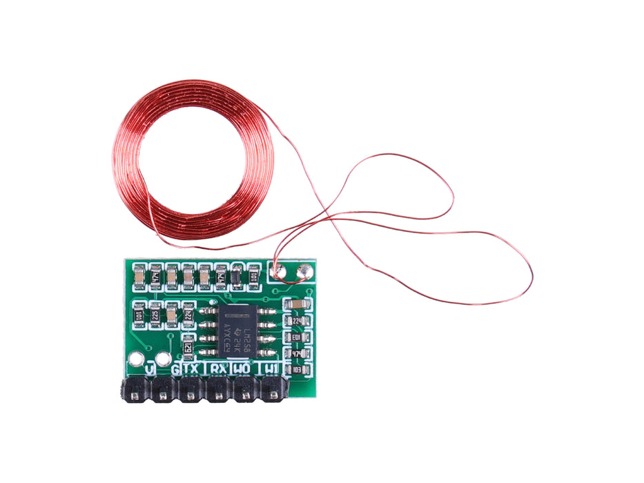 Mini 125Khz RFID Module - Pre-Soldered Antenna (35mm Reading Distance)