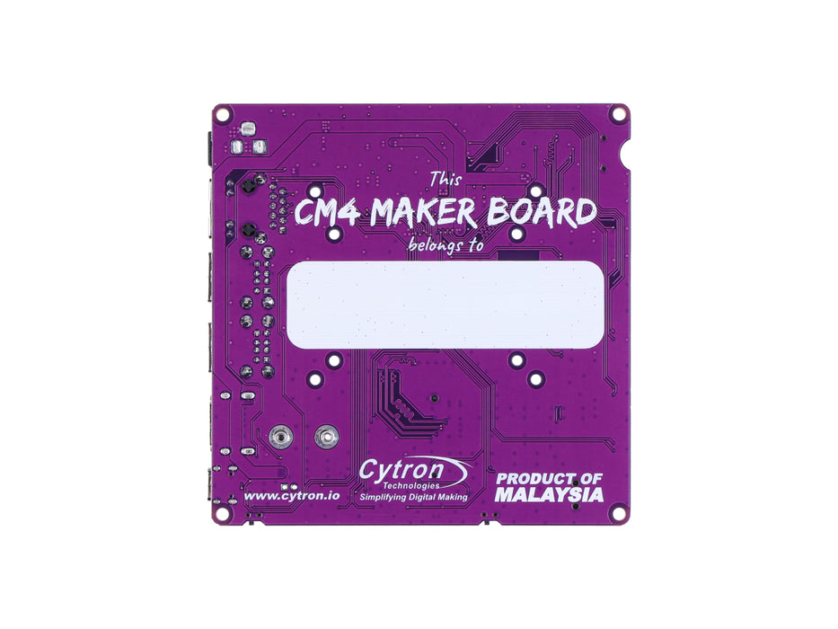 CM4 Maker Board - Gigabit Ethernet, CSI, DSI display, 5 Grove ports, M.2 Key M, microSD card slot, JST-SH 4-Ways connector