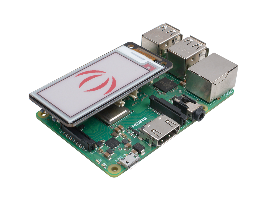 2.13'' Triple-Color E-Ink Display for Raspberry Pi