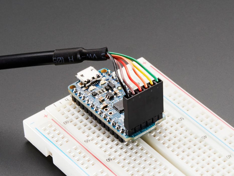 Top of Adafruit Pro Trinket - 3V 12MHz.