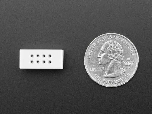 Angled shot of Mini Solderless Breadboard - 2x4 Points.