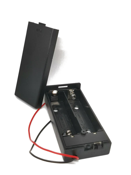 18650 Battery Holder Case - 2 Slot with Switch