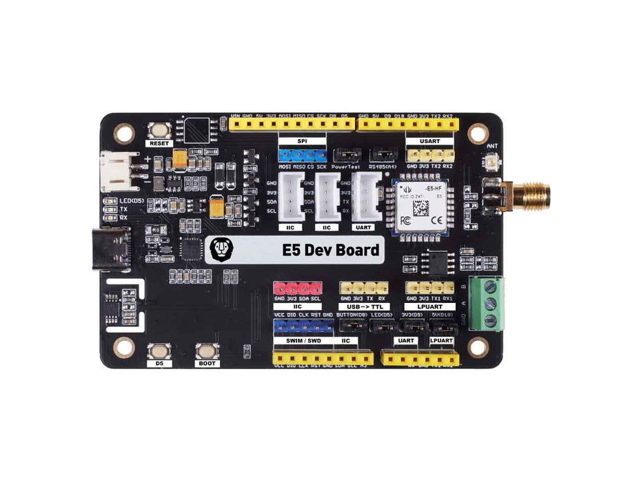 Wio-E5 Dev Kit - STM32WLE5JC, ARM Cortex-M4 and SX126x embedded, supports LoRaWAN on EU868 & US915