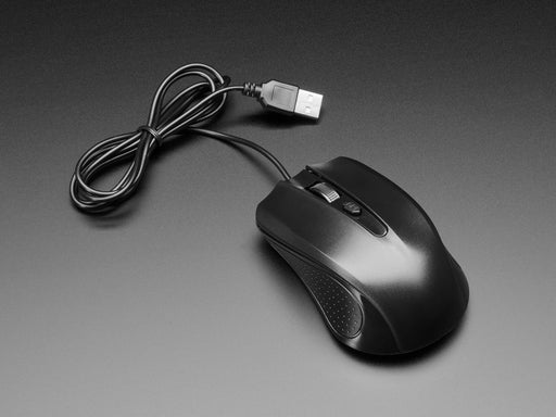 USB Wired Mouse - Two Buttons plus Wheel