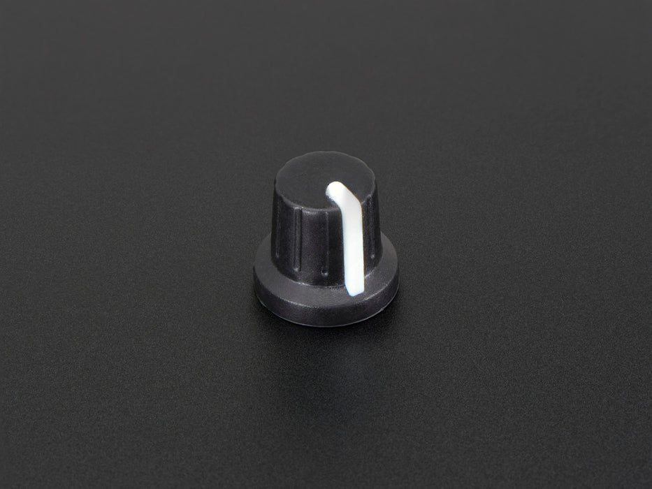 Potentiometer Knob of Soft Touch rubber with white indicator line