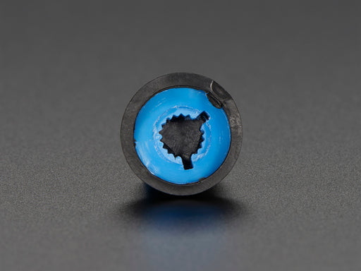 Potentiometer Knob of Soft Touch rubber with blue indicator line