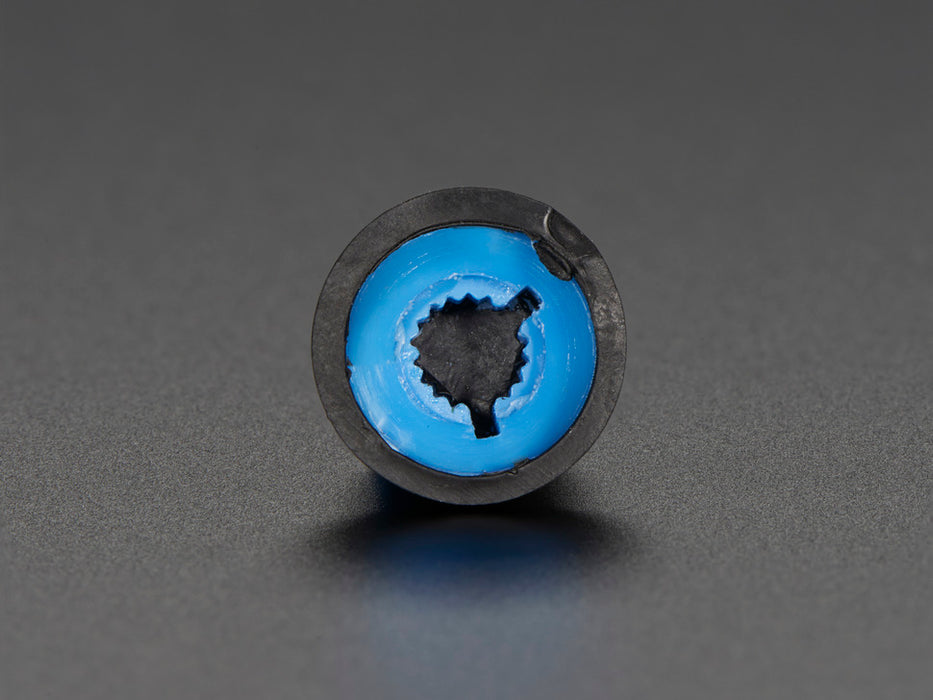 Potentiometer Knob of Soft Touch rubber with blue indicator line